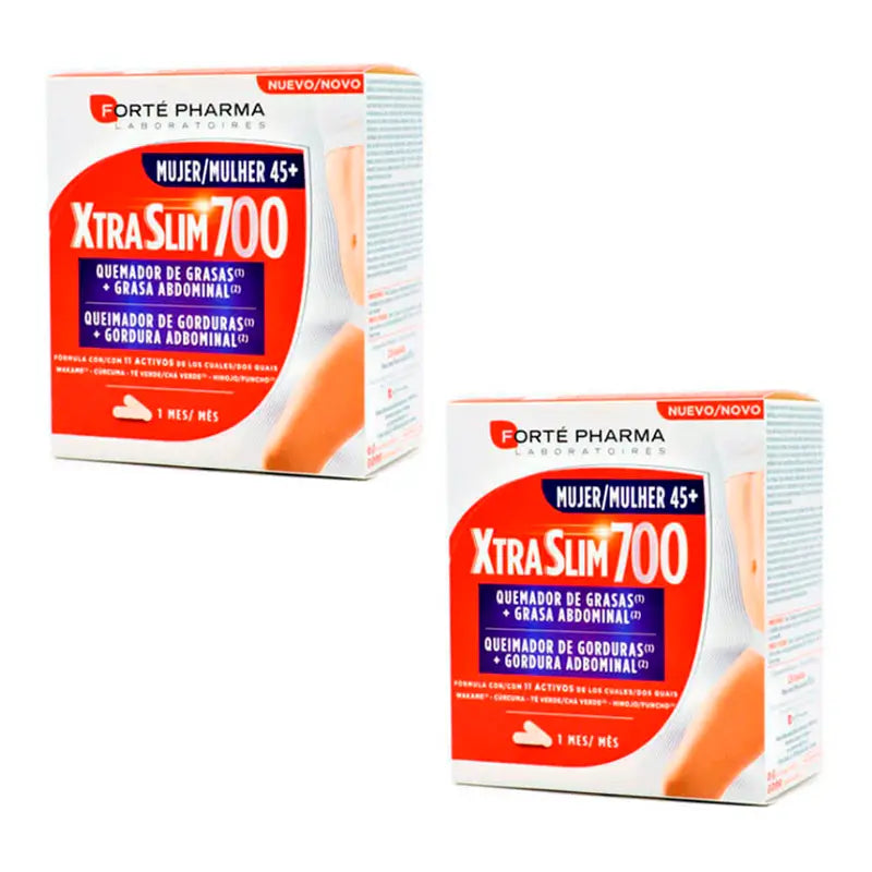 Forté Pharma Duplo Xtraslim700 Bruciagrassi Donna + Grasso Addominale 2 x 120 capsule