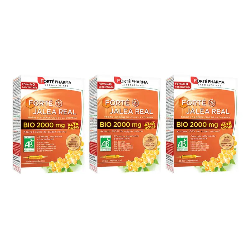 Forté Pharma Triplo Forté Pappa Reale Bio 2000 mg 3 x 20 Amp.