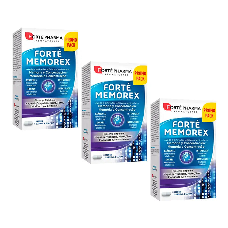 Forté Pharma Triplo Forté Memorex, 3 x 60 capsule