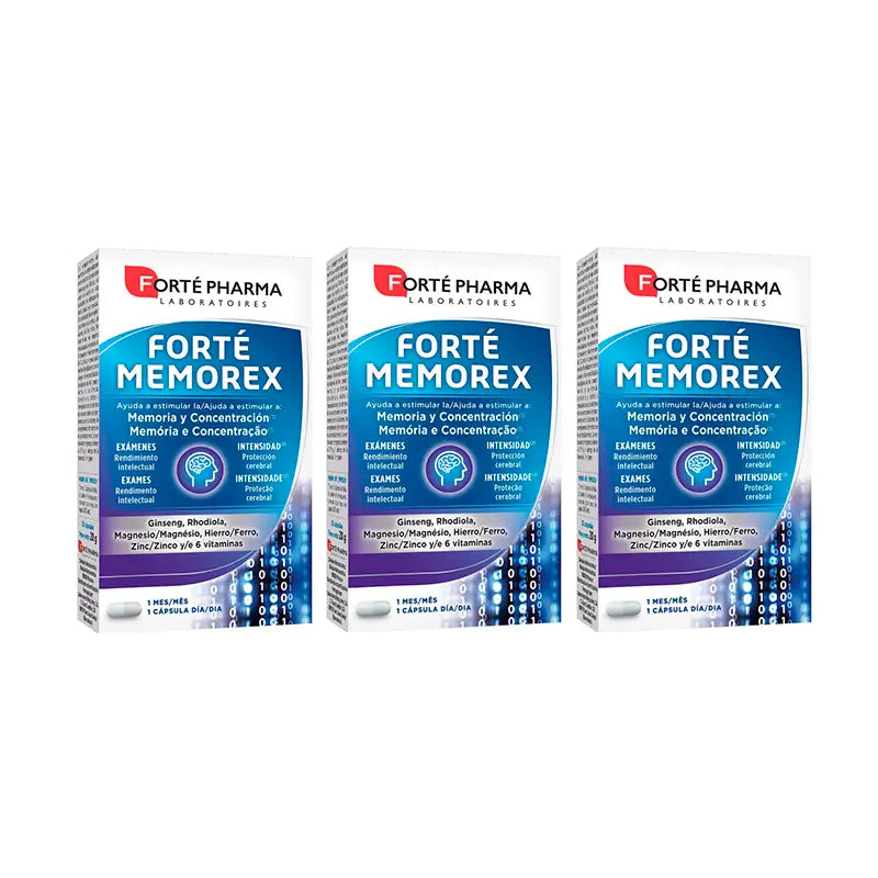 Forté Pharma Triplo Slim drenante di energia Memorex, 3 x 30 compresse