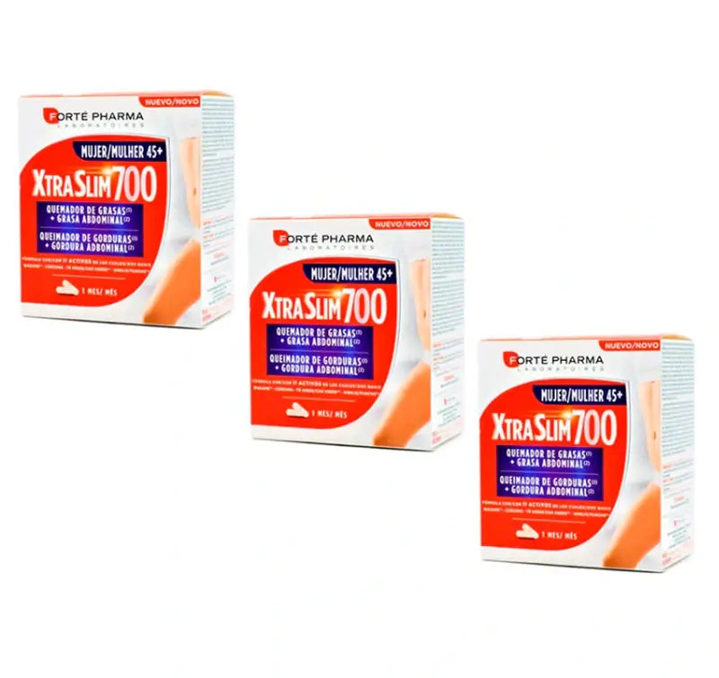 Forté Pharma Triplo Xtraslim700 Bruciagrassi Donna + Grasso Addominale 3 x 120 capsule