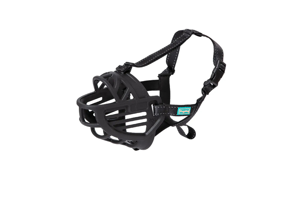 Freedog Museruola Ergo Plus Nera XL, 35 cm