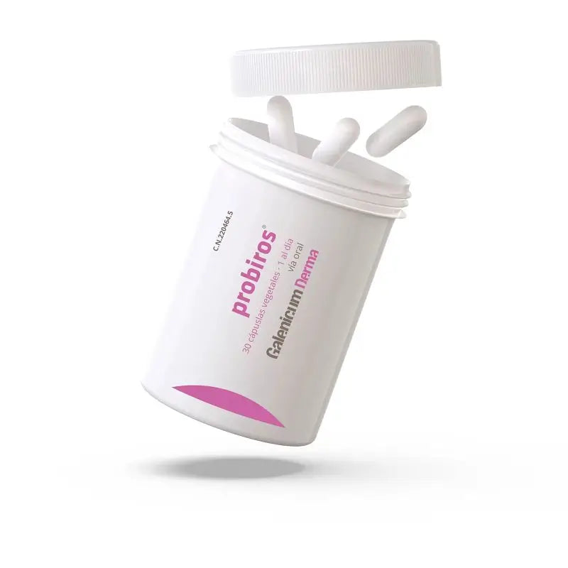 Galenicum Probiros Probiotico per pelli sensibili con tendenza alla rosacea, 30 caps.
