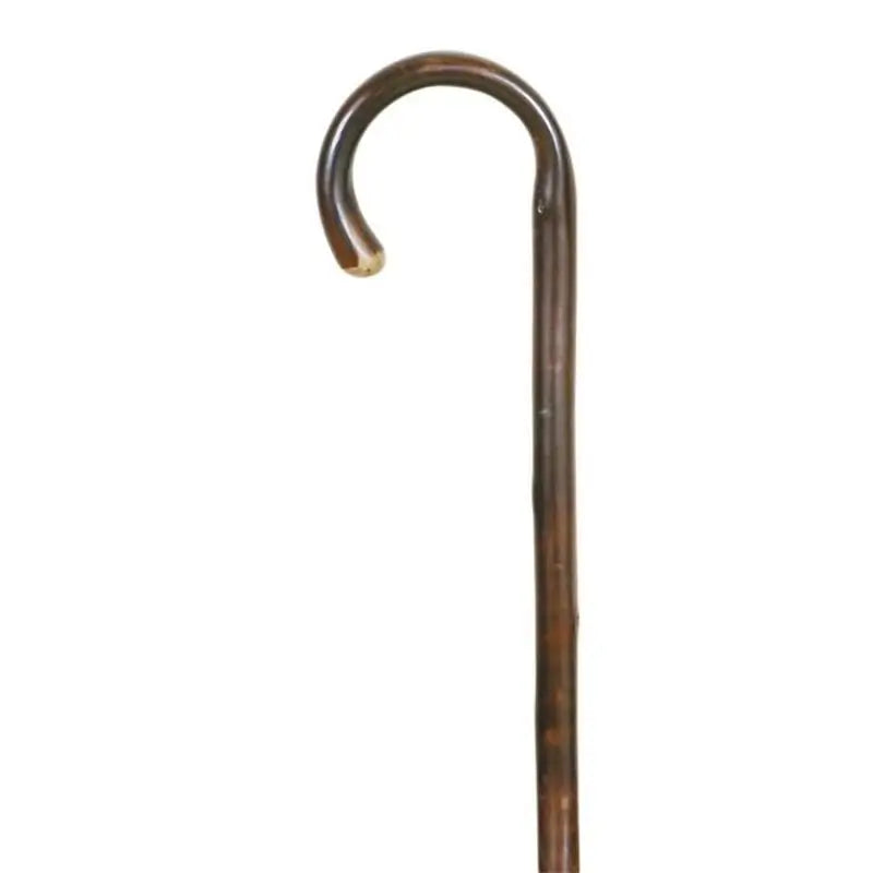 García 1880 Bastone da passeggio in castagno fiammato, signora, con, con gomma