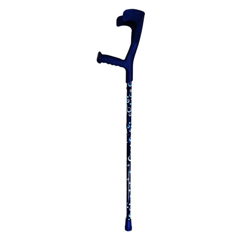 García 1880 Bastone da passeggio inglese con cerchi stampati in blu (coppia)
