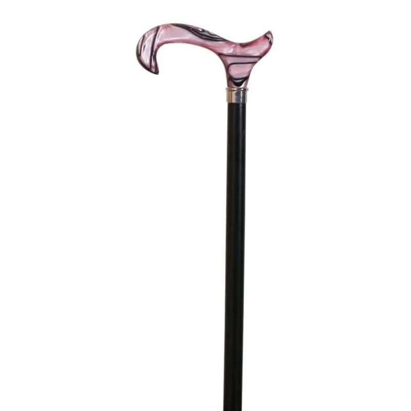 García 1880 Muletilla Haya Nero Faggio Nero Polsino Derby Metacrilato Rosa E Nero