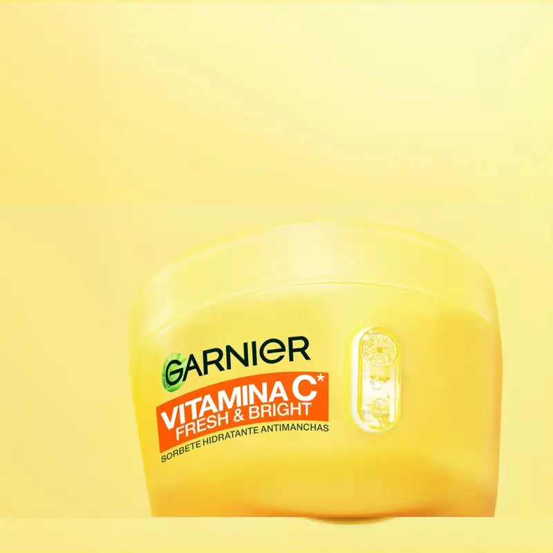 Garnier Vitamina C Crema Sorbetto Idratante Anti-Blemish Fresca e Luminosa, 85 ml