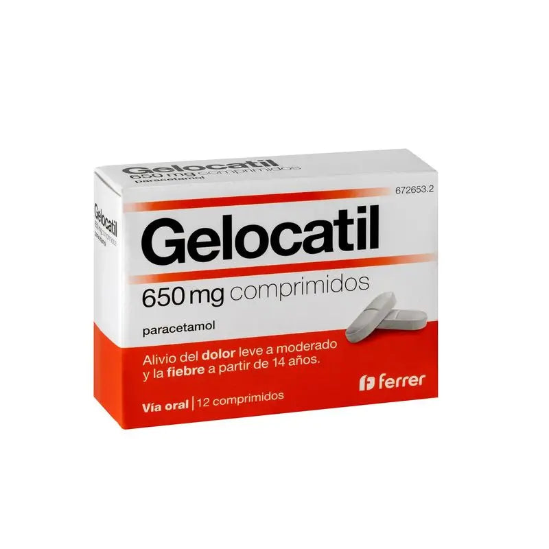 Gelocatil 650 mg, 12 Tablets
