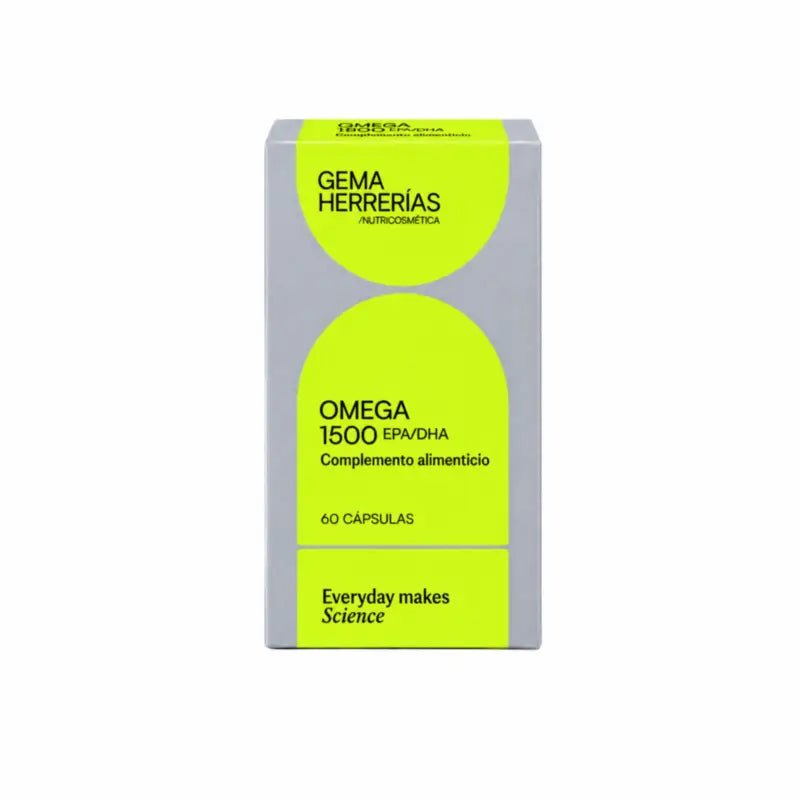 Gema Herrerías Omega 1500 EPA/DHA Integratore alimentare, 60 capsule