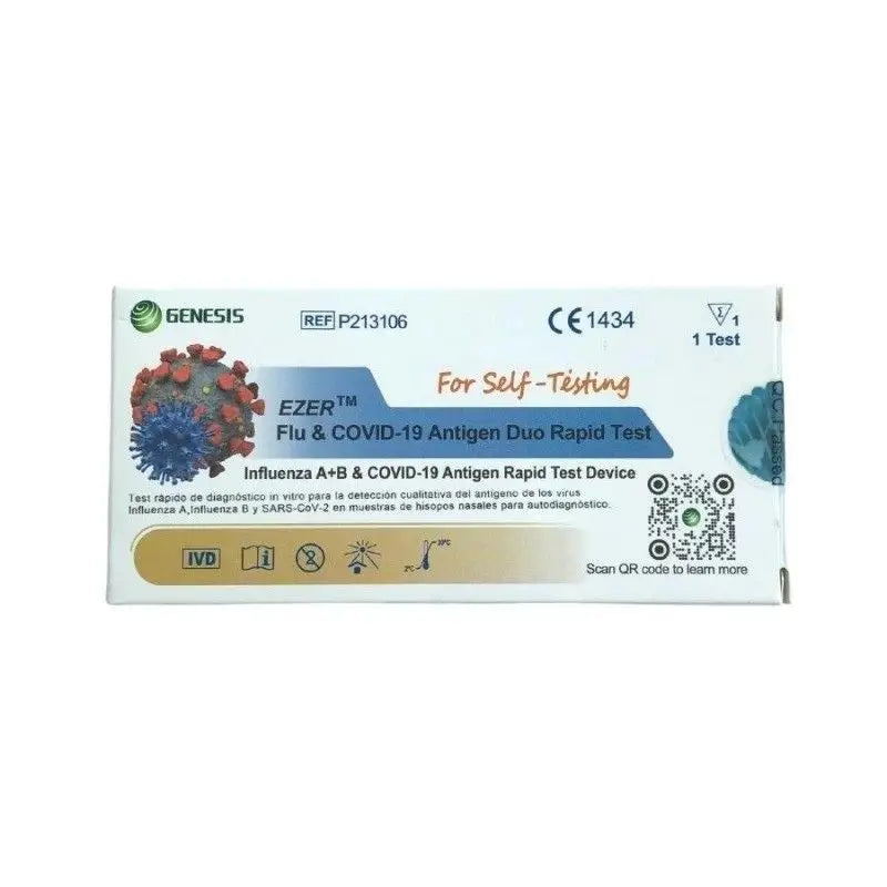 Genesis Nasal Antigen Test Duo Sars-Cov-2 e Influenza A/B, 1 pz.