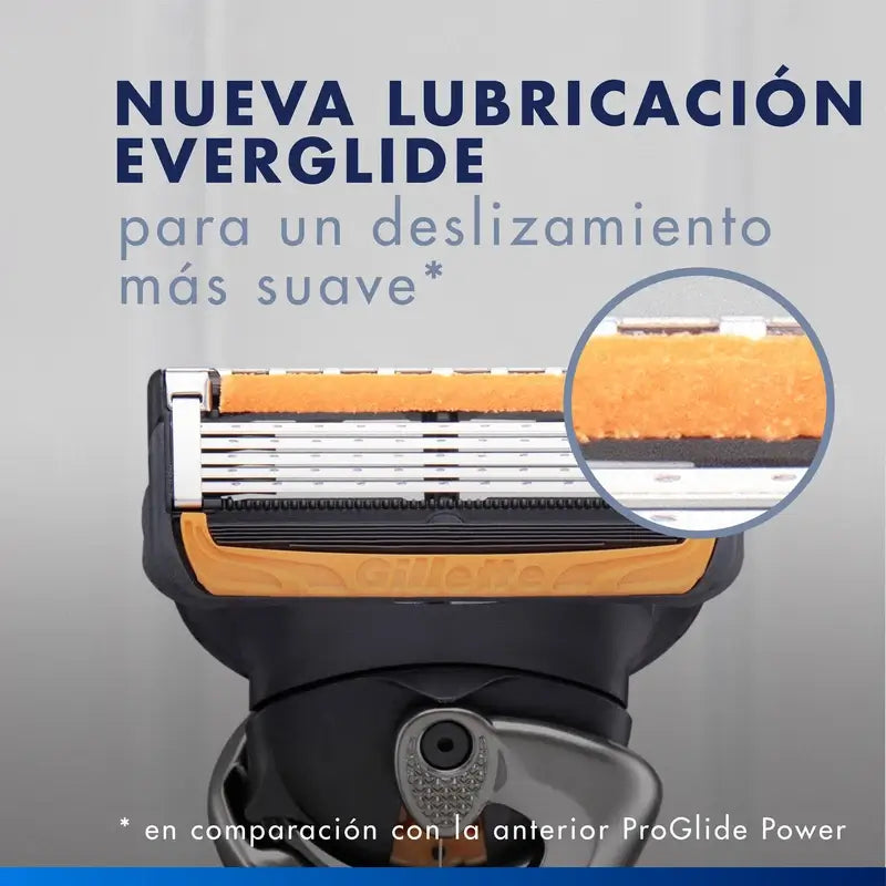 Gillette Proglide Power Ricariche per rasoio da uomo, 4 pz.