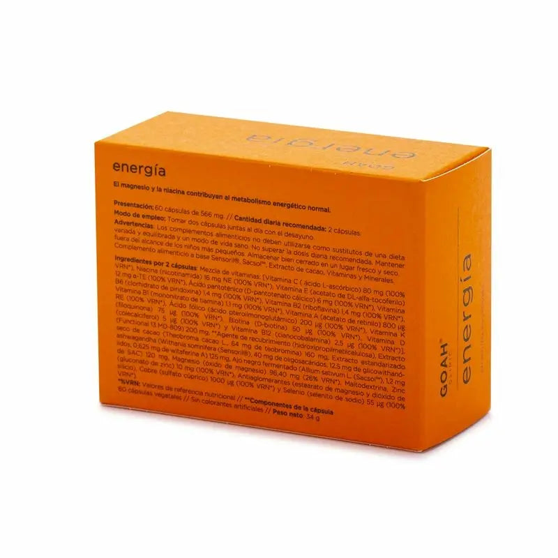 Integratore alimentare di energia Goah 60 capsule