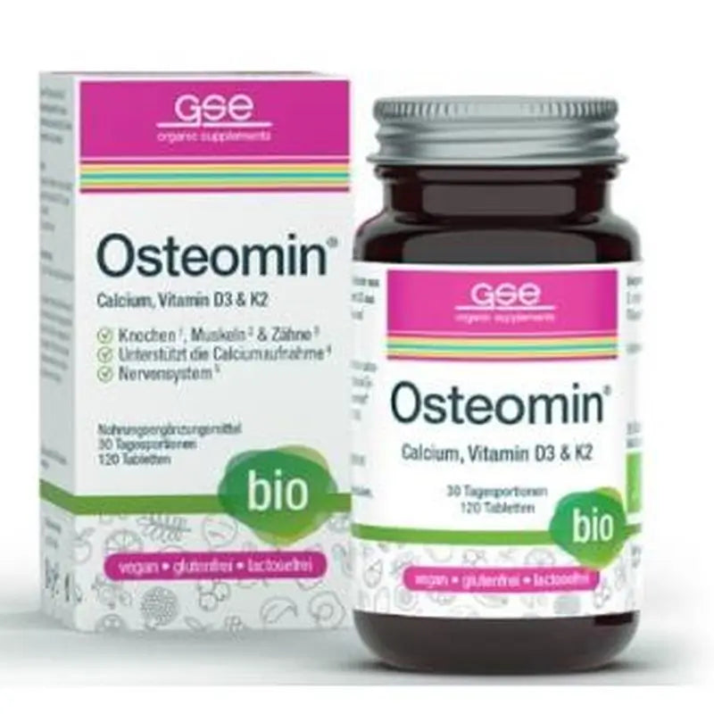 Gse Osteomin 120 Comprimidos Bio Vegan