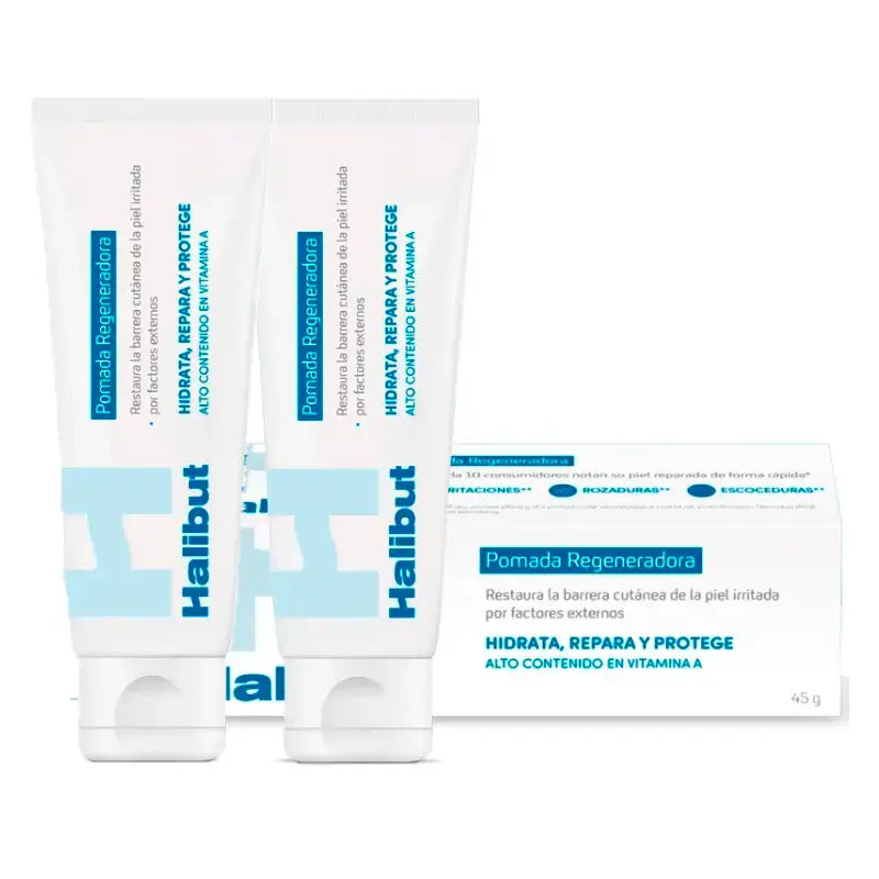 Unguento rigenerante Halibut per adulti, Confezione 2 x 45 gr