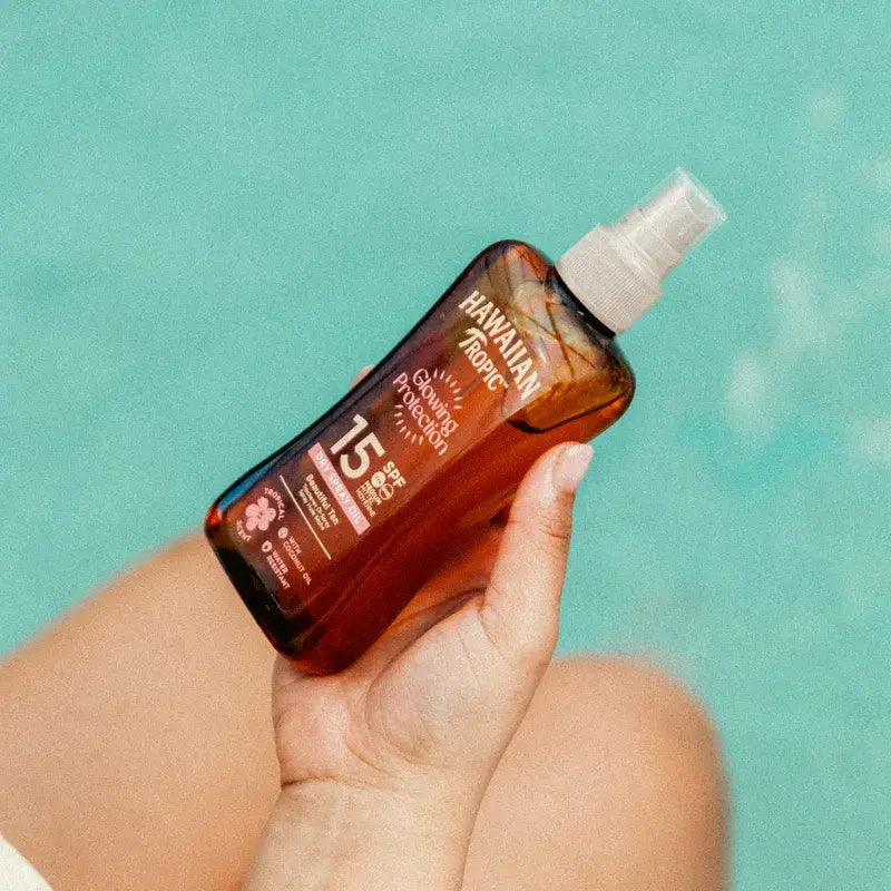 Hawaiian Tropic Ht Olio luminoso Spf15, 200ml