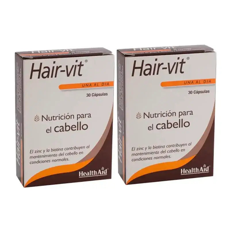 Health Aid Hair Vit, Confezione 2 x 30 compresse