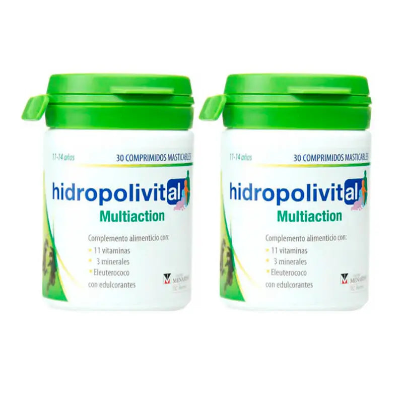 Hidropolivital Duplo Multiaction 2 x 30 compresse masticabili
