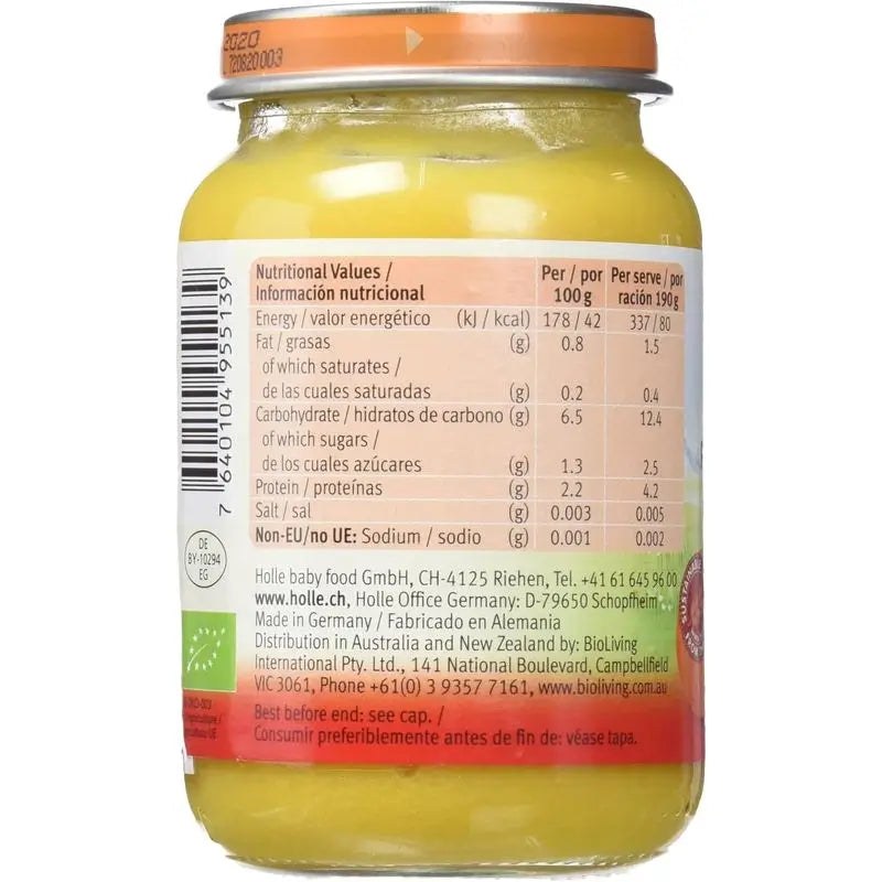 Holle Zucca e Pollo Bio, 190 g