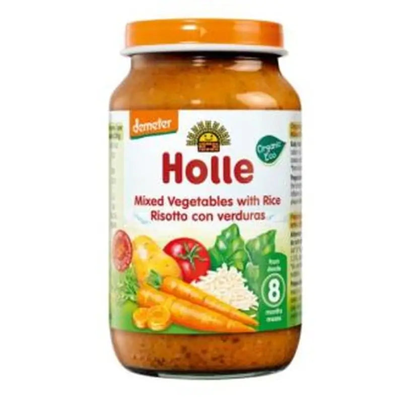 Holle Potito Verduras Con Arroz 8Meses 220Gr. Demeter