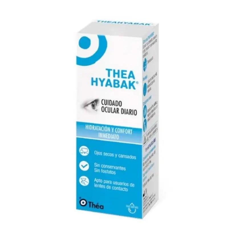 Soluzione di gocce oculari Hyabak, 10 ml