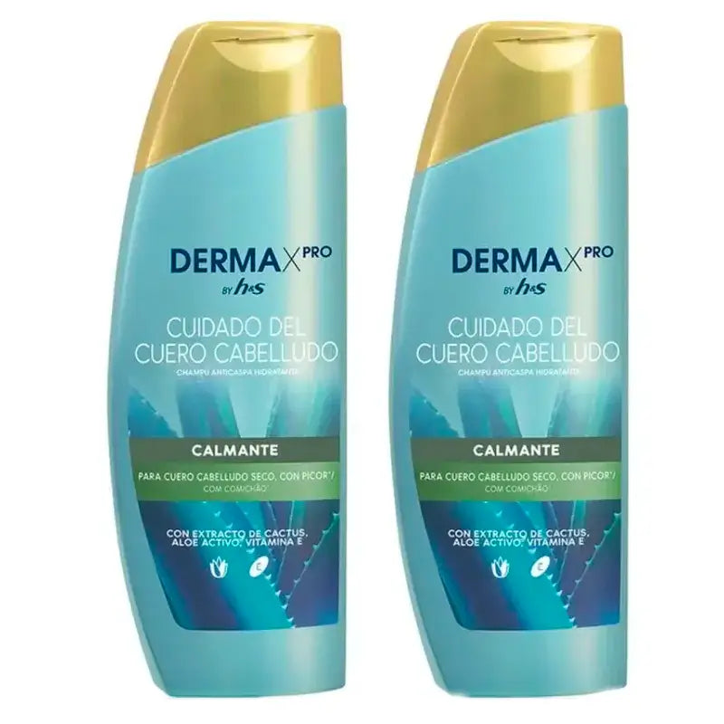 H&S Dermaprox Shampoo lenitivo, Confezione 2 x 300 ml