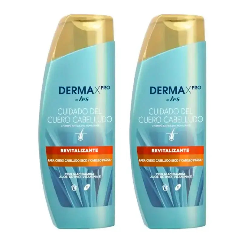 H&S Dermaprox Revitalize Shampoo, Confezione 2 x 300 ml