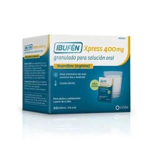 Ibufen Xpress 400 mg, 20 bustine di granulato per soluzione orale