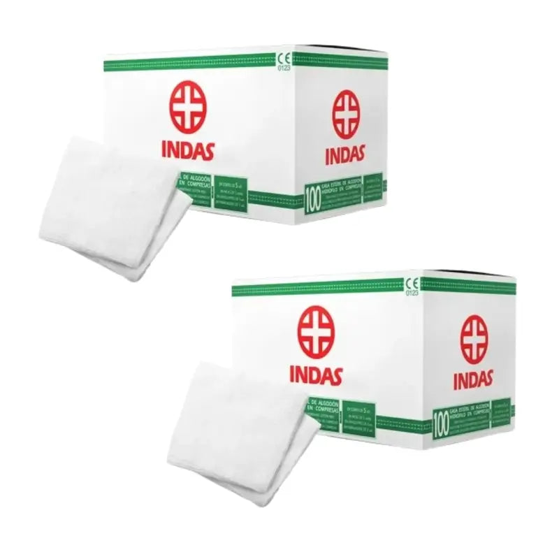 Indas Garza sterile , 2 x 100 unità