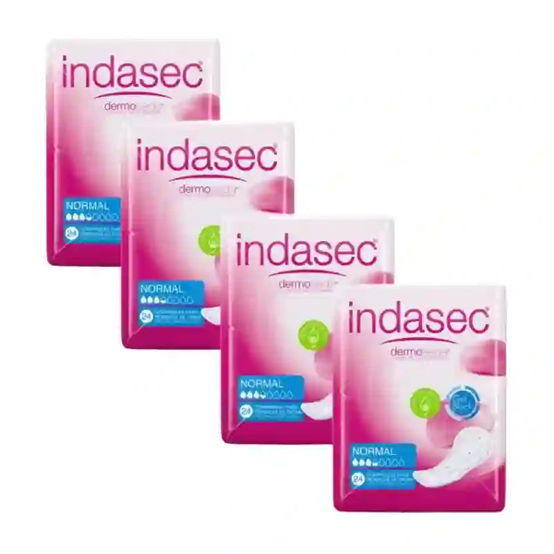 Indasec Dermoseda assorbente per incontinenza, 4X24 unità
