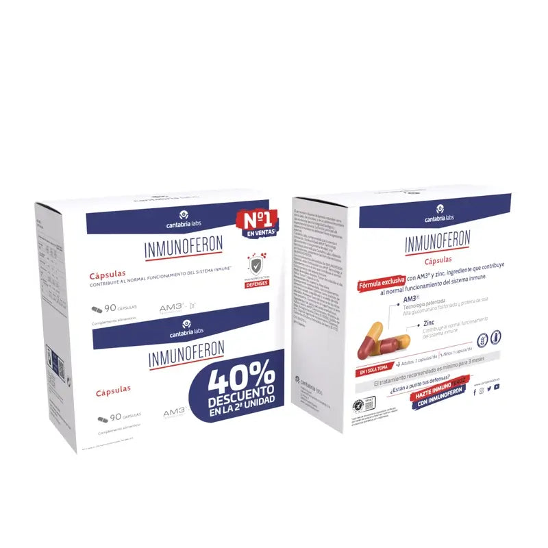 Inmunoferon Defensas Pacchetto Nutrizionale Duplo 90 Cap.