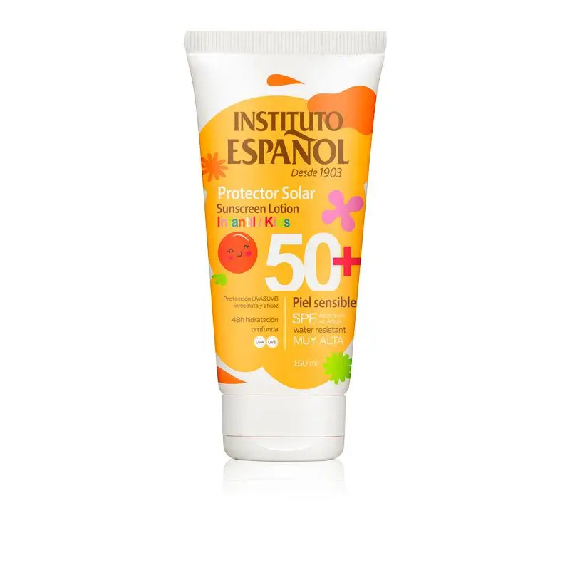 Instituto Español Tubo di protezione solare per bambini Spf50+ 150ml