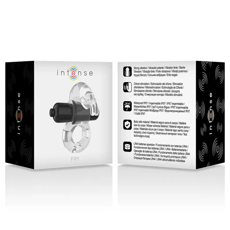 Intense Couples Toys Fry Anello vibrante trasparente