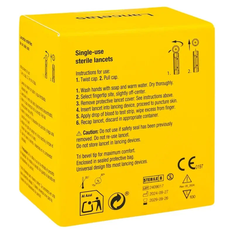 Lancette sterili Interapothek , 100 unità