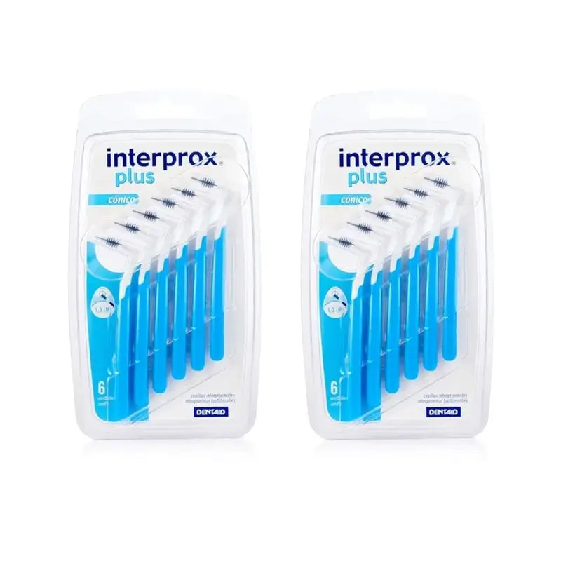 Interprox Plus Spazzolino conico interprossimale, 2X6 unità