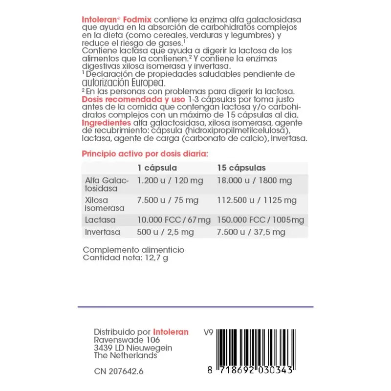 FODMIX Integratore alimentare Quatrase 10.000, 36 capsule
