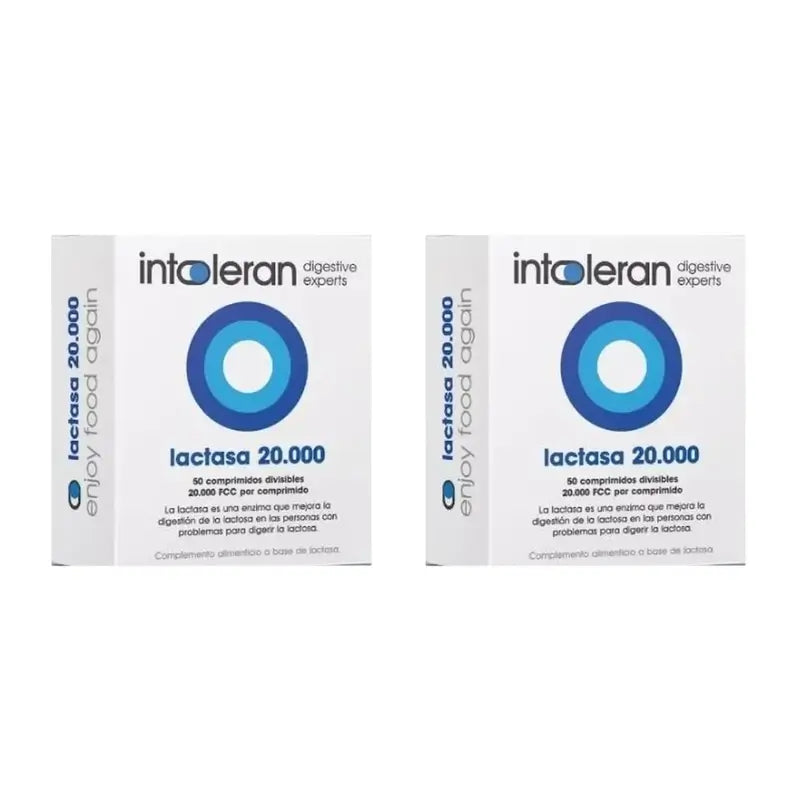 Intoleran Lactase 20000 Integratore alimentare, 2X50 compresse