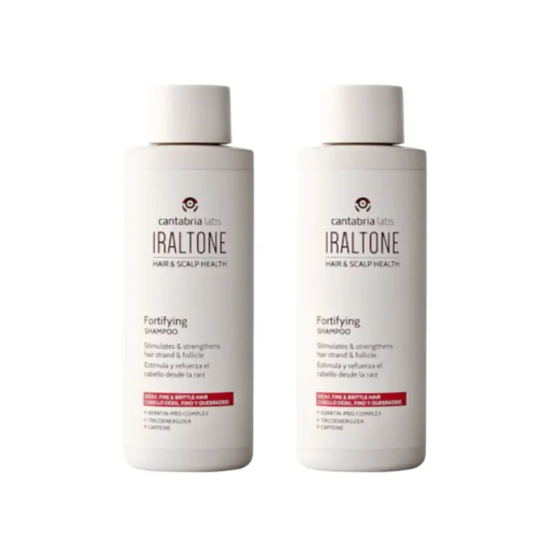 Iraltone Shampoo Fortificante, Confezione 2 x 200 ml