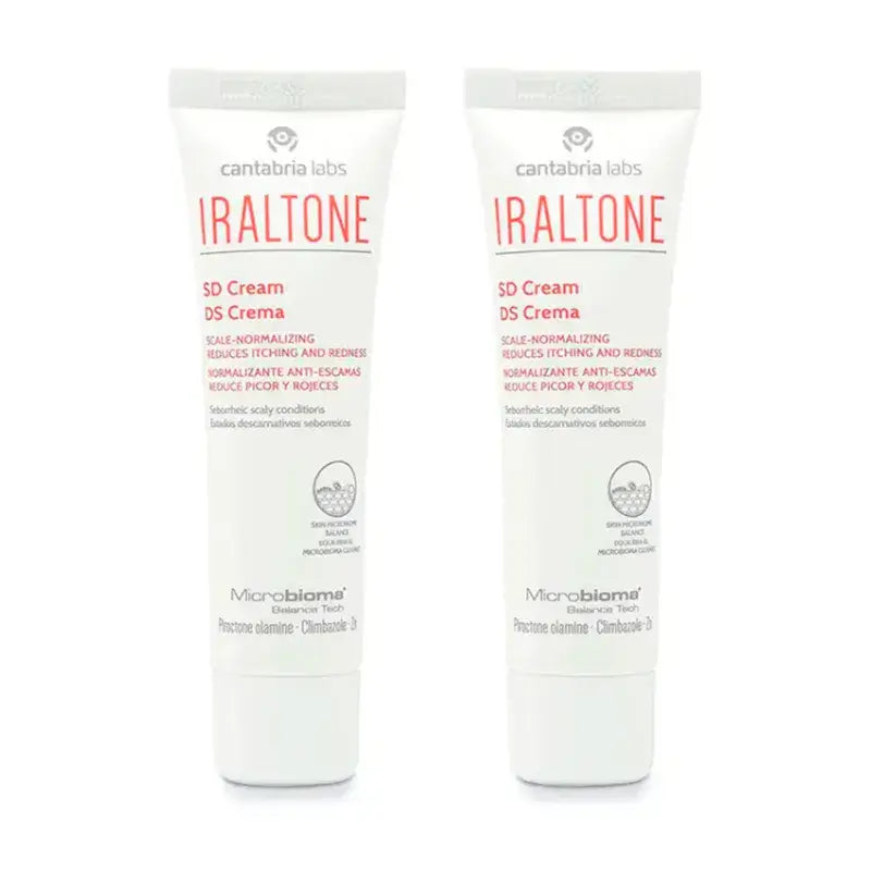 Iraltone DS Emulsione per Dermatite Seborroica, Confezione 2 x 30 ml