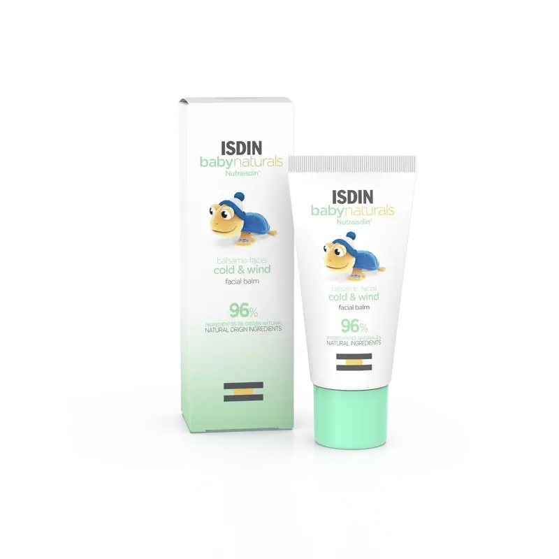 Isdin Baby Naturals Balsamo viso freddo e vento, 30 ml