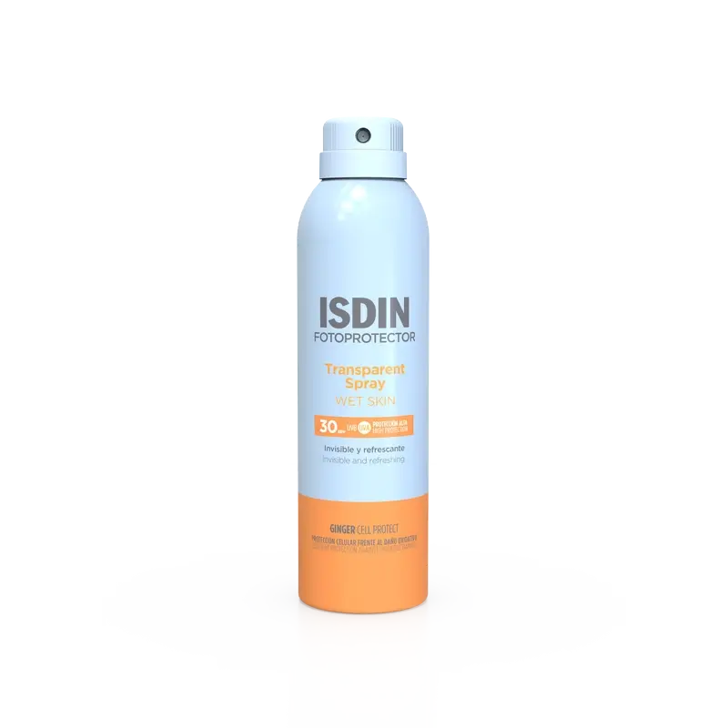 Isdin Spray Trasparente Pelle Bagnata Spf 30 250 Ml