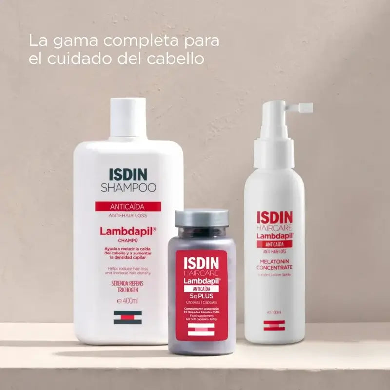 Isdin Lambdapil 5 Alfa Plus Capsule, Confezione 3 x 60 Unità