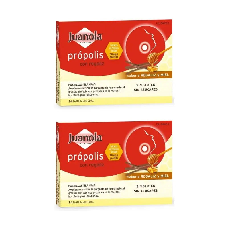 Juanola Propoli Liquirizia, 2X24 Compresse