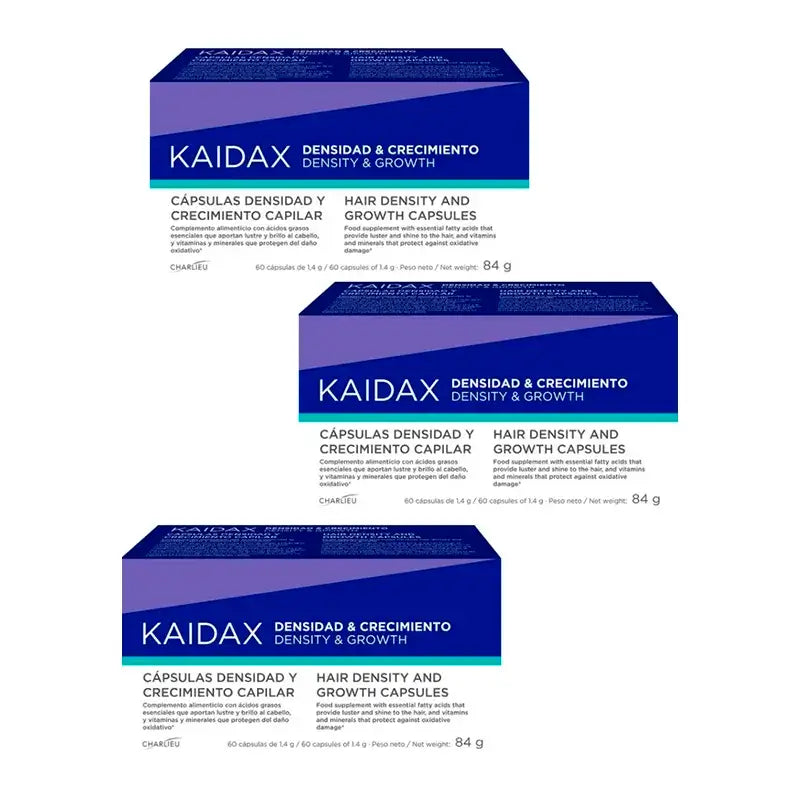 Kaidax Densità e crescita Confezione da 3 x 60 capsule