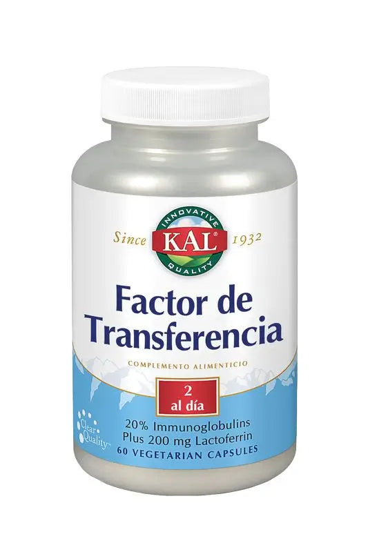 Kal Factores Transferencias, 60 Cápsulas