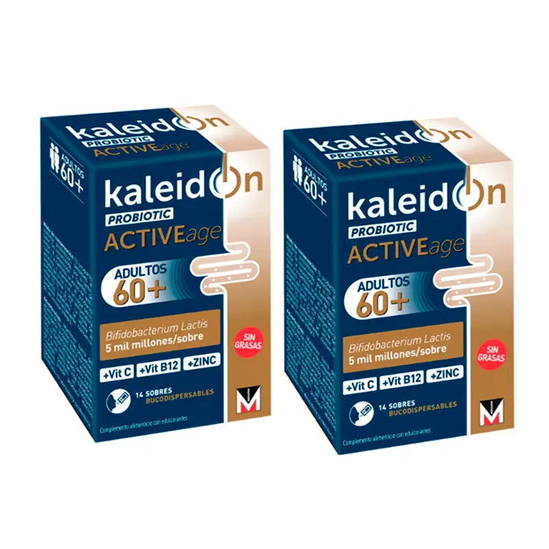 Kaleidon Active Age 60+ Probiotic Duplo, 2 x 14 bustine