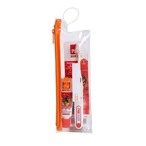 PHB JUNIOR DENTAL KIT VANITY CASE + TOOTHBRUSH + TOOTHPASTE 15ML