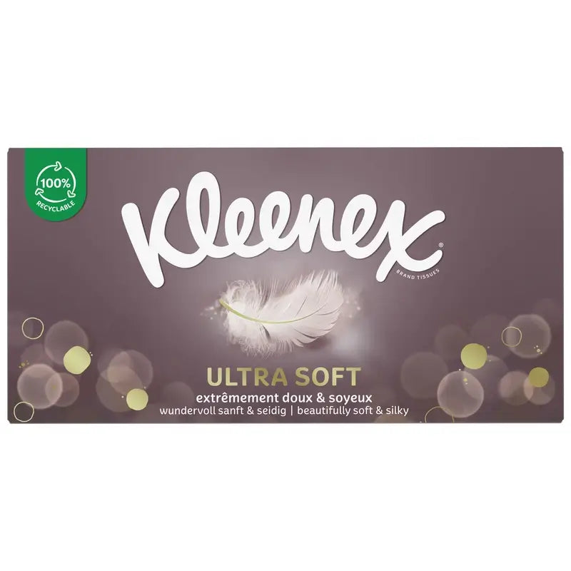 Fazzoletti per il viso Kleenex Ultrasoft , 64 pezzi.