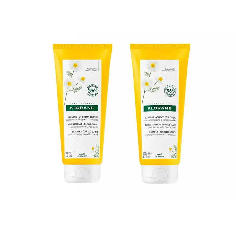 Klorane Balsamo alla camomilla districa e illumina, 2X200 Ml