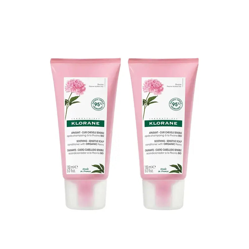 Klorane Balsamo alla Peonia Bio, 2X150 Ml