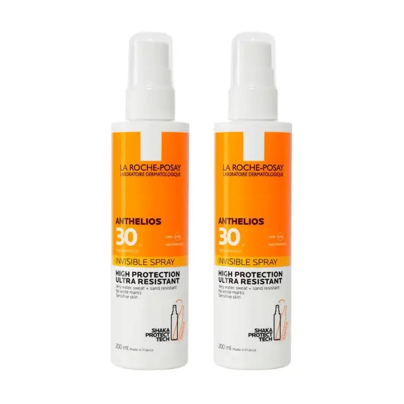 La Roche Posay Anthelios Spray Invisible Spf 30, 2X200 Ml